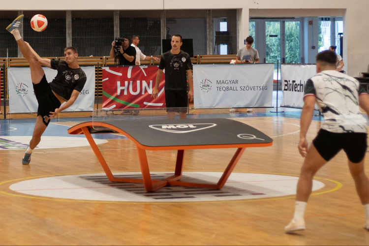 Teqball ob – Izsák és Blázsovics győzött egyéniben Győrben