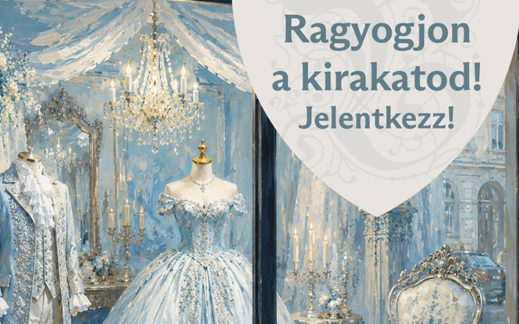 Barokk pompába öltöznek a kirakatok