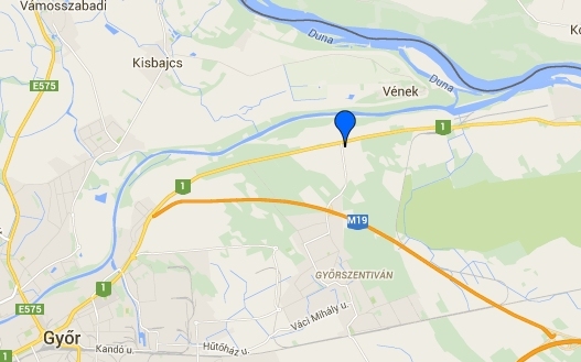 Győrszentiván térségében két autó ütközött