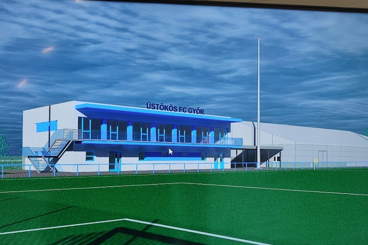 Épül az Üstökös klubépülete, ilyen lesz, ha elkészül