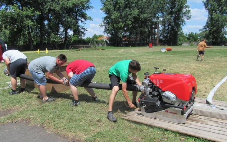 Sikeres volt a tűzoltó tábor