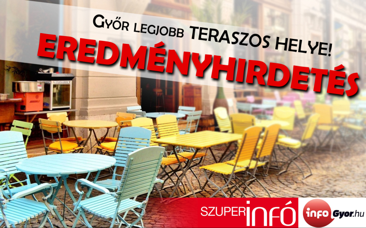 Győr legjobb teraszos helye – Eredményhirdetés