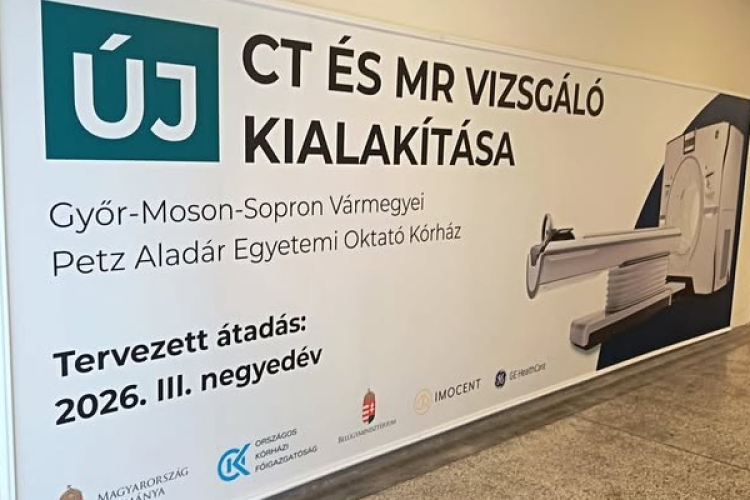 Elkezdődött a kórházban a CT-MR beruházás