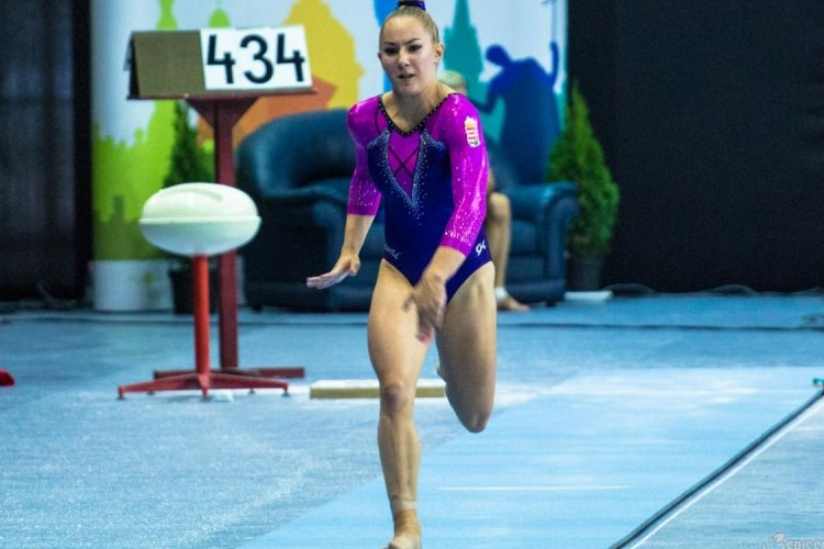 Dévai Boglárka tornász Európa-bajnok lett