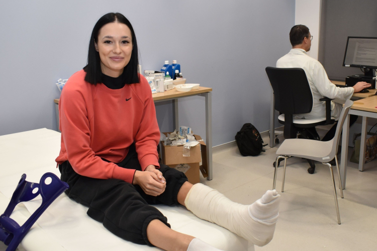 Ismét megműtötték Péter Sára válogatott tornász bokáját