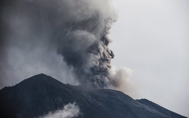 Kitört a Bali vulkán 