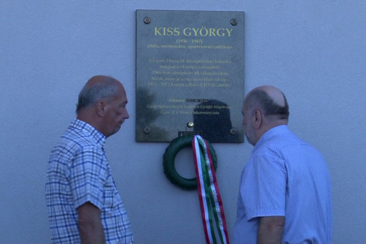 Kiss György atlétára emlékeztek