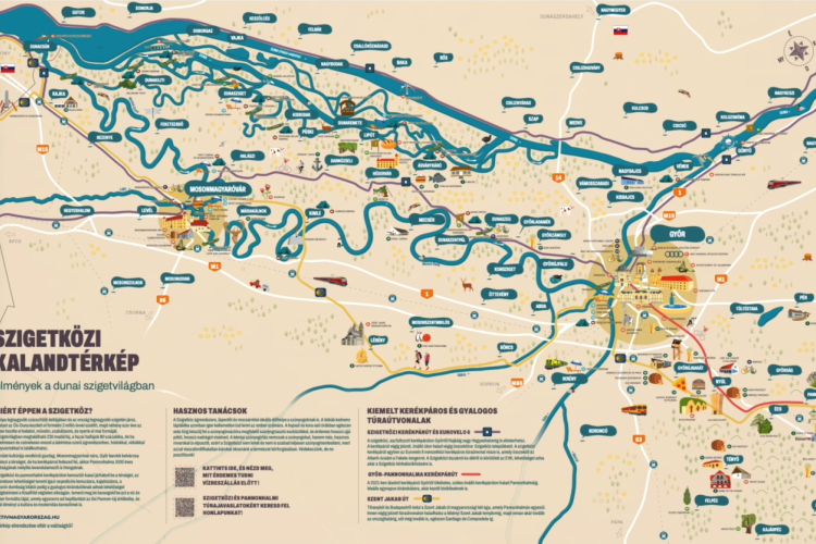 Kalandtérkép készült a Szigetközről
