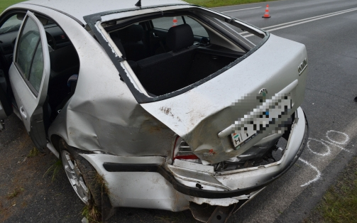 Baleset a 85-ös főúton 