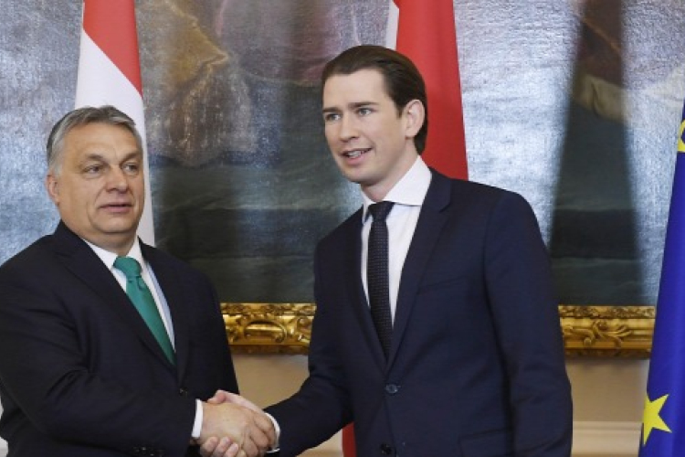 Az osztrák kancellár is örül Orbán Viktornak