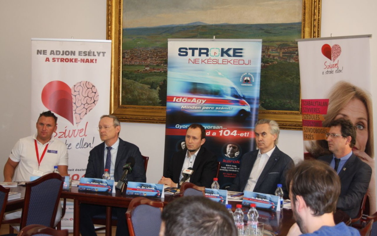 Pécsett is debütált az „Együtt a stroke ellen 2016 – 2020” kampány