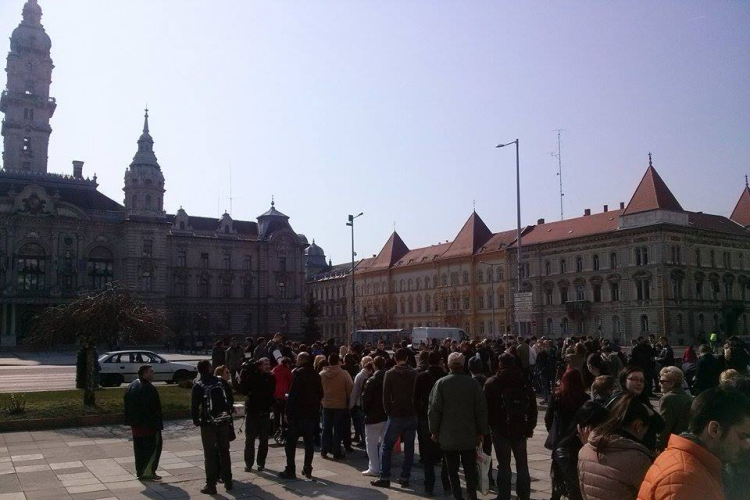 Részleges napfogyatkozás Győrben 