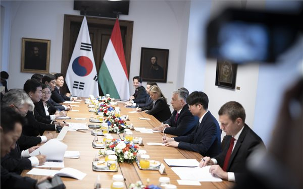 Orbán Viktor a dél-koreai parlament elnökét fogadta