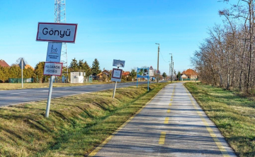 Javítják a Gönyű melletti bicikliutat