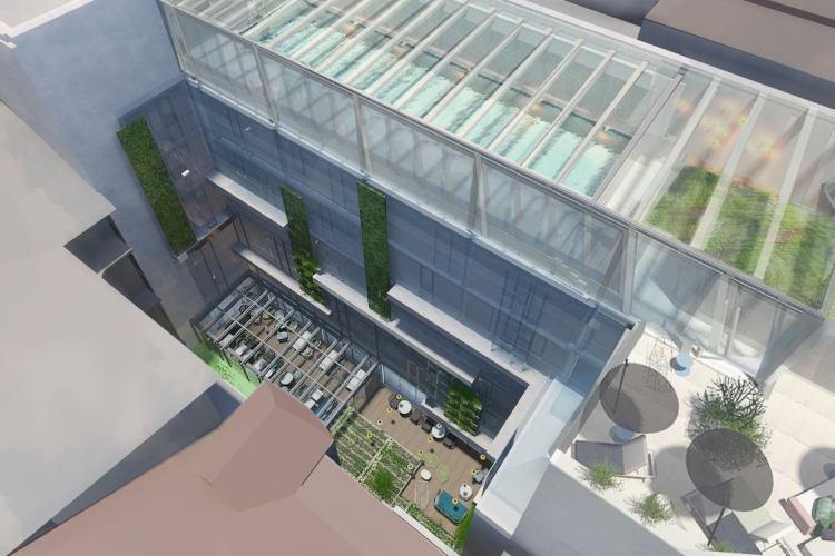 Szeptemberben nyithat az új hotel Budapesten, tetején úszómedencével