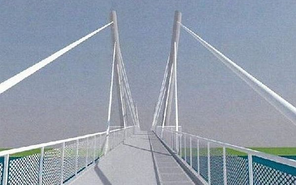 Gyalogos-kerékpáros híd épül Dunakilitinél