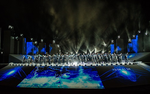 Díjat nyert a FINA 2017 nyitóceremóniája