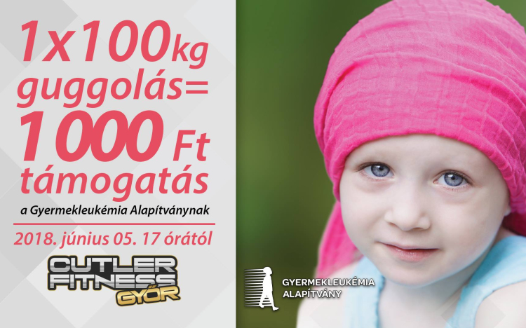 Jótékonysági guggolás leukémiás gyerekekért