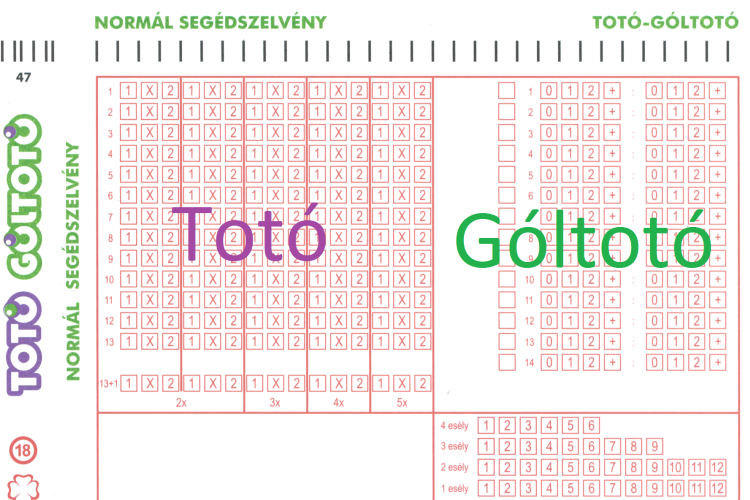 Totó eredmények - 42. hét
