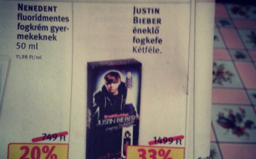 Justin Bieber éneklő fogkefe