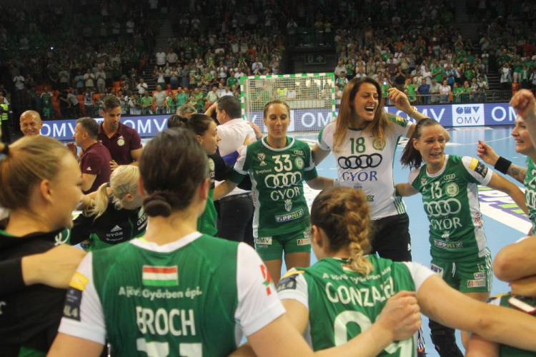 2018.05.23. Audi ETO KC -Békéscsaba női kézilabda és a bajnoki ünneplése Fotók:árpika 