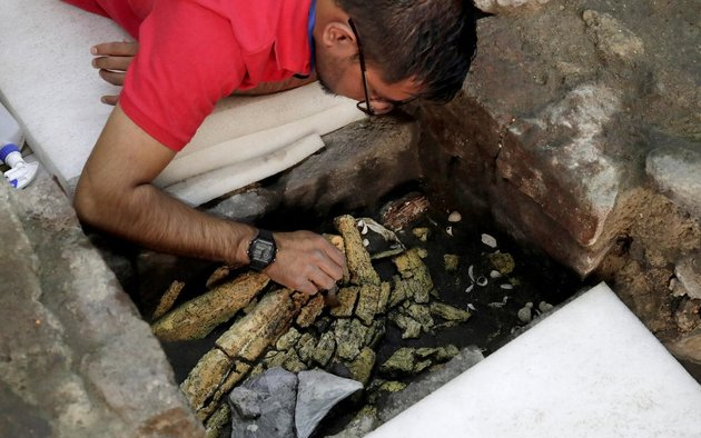 A legnagyobb azték uralkodók sírhelyére találtak rá Mexikóvárosban
