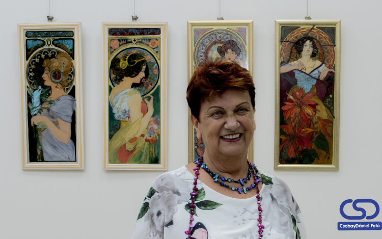 Megnyílt Dr. Havassyné Andorfi Rozália kiállítása