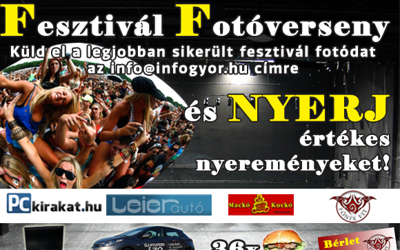 Fesztivál Fotóverseny az infoGyőrön!