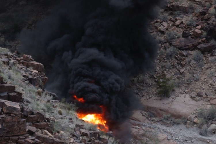 Lezuhant egy helikopter a Grand Canyonnál