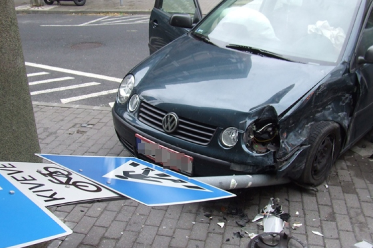 Két autó karambolozott Győrben 
