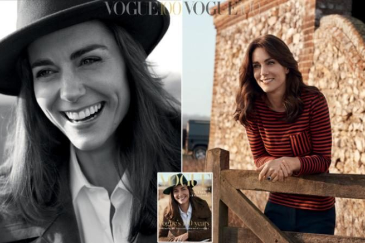 Katalin hercegnő fotóival ünnepli 100. születésnapját a Vogue brit kiadása
