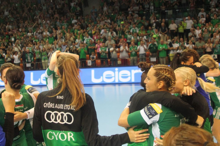2018.05.23. Audi ETO KC -Békéscsaba női kézilabda és a bajnoki ünneplése Fotók:árpika 