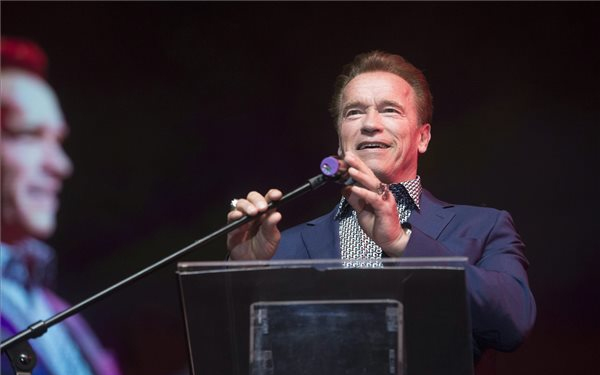Arnold Schwarzenegger Budapesten