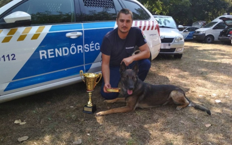 Győri rendőrök a nemzetközi szolgálati kutyás versenyen