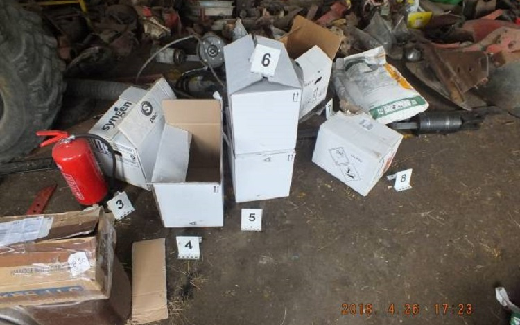 Vegyszereket loptak Vérteskethelyen