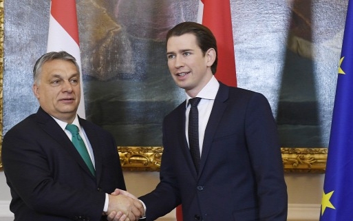 Az osztrák kancellár is örül Orbán Viktornak