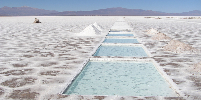 A 6000 km2-es Salinas Grandes sómező Argentinában