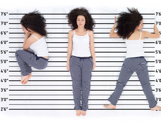 Alvási pózok a matracon